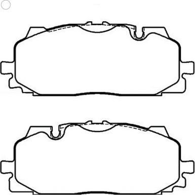 Bendix-AU DB2504 EURO+ - Kit pastiglie freno, Freno a disco autozon.pro