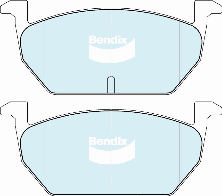 Bendix-AU DB2657 EURO+ - Kit pastiglie freno, Freno a disco autozon.pro