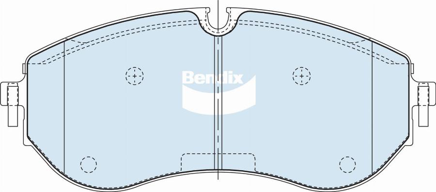 Bendix-AU DB2683 HD - Kit pastiglie freno, Freno a disco autozon.pro