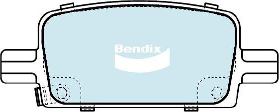 Bendix-AU DB2638 4WD - Kit pastiglie freno, Freno a disco autozon.pro