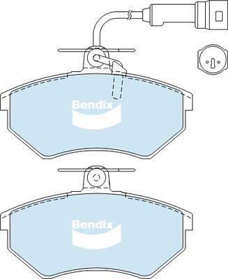 Bendix-AU DB2069 GCT - Kit pastiglie freno, Freno a disco autozon.pro