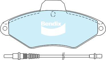 Bendix-AU DB2014 HD - Kit pastiglie freno, Freno a disco autozon.pro