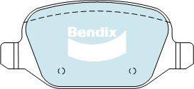 Bendix-AU DB2039 EURO+ - Kit pastiglie freno, Freno a disco autozon.pro