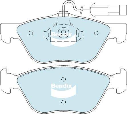 Bendix-AU DB2036 HD - Kit pastiglie freno, Freno a disco autozon.pro