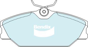 Bendix-AU DB2029 EURO+ - Kit pastiglie freno, Freno a disco autozon.pro