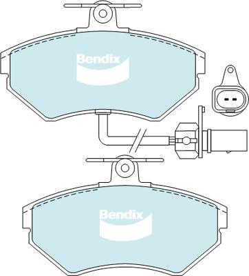 Bendix-AU DB2193 EURO+ - Kit pastiglie freno, Freno a disco autozon.pro