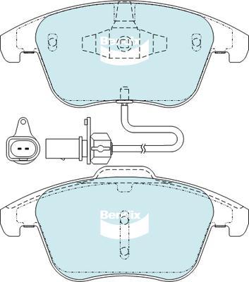 Bendix-AU DB2184 EURO+ - Kit pastiglie freno, Freno a disco autozon.pro