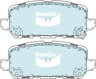 Bendix-AU DB2355 -4WD - Kit pastiglie freno, Freno a disco autozon.pro