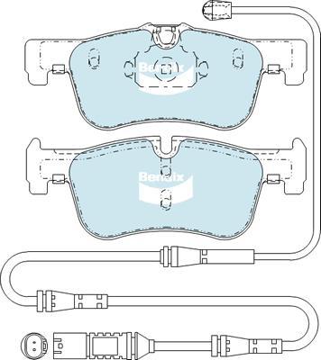 Bendix-AU DB2332 EURO+ - Kit pastiglie freno, Freno a disco autozon.pro