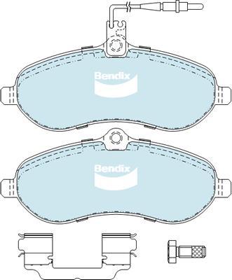 Bendix-AU DB2326 EURO+ - Kit pastiglie freno, Freno a disco autozon.pro