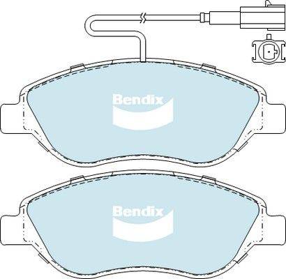 Bendix-AU DB2247 GCT - Kit pastiglie freno, Freno a disco autozon.pro