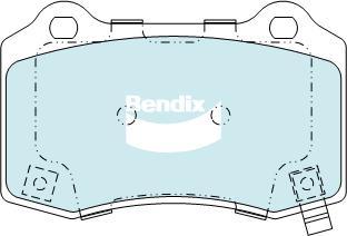 Bendix-AU DB2260 EV - Kit pastiglie freno, Freno a disco autozon.pro