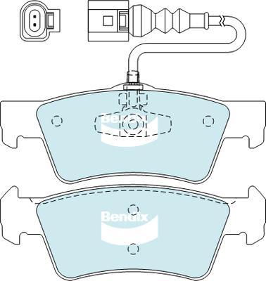 Bendix-AU DB2201 EURO+ - Kit pastiglie freno, Freno a disco autozon.pro