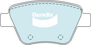 Bendix-AU DB2211 EURO+ - Kit pastiglie freno, Freno a disco autozon.pro