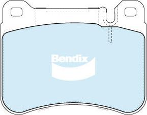 Bendix-AU DB2235 EURO+ - Kit pastiglie freno, Freno a disco autozon.pro