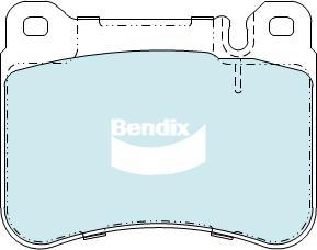 Bendix-AU DB2235 HD - Kit pastiglie freno, Freno a disco autozon.pro