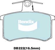 Bendix-AU DB222 EURO+ - Kit pastiglie freno, Freno a disco autozon.pro