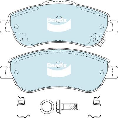 Bendix-AU DB2271 -4WD - Kit pastiglie freno, Freno a disco autozon.pro