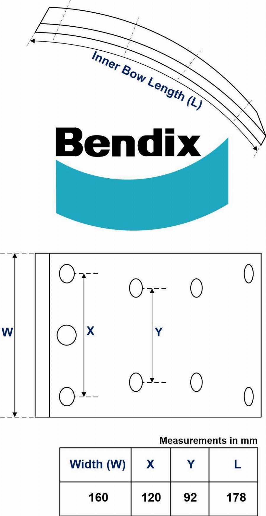 Bendix-AU MP/31/2 - Materiale d'attrito, Freno a tamburo autozon.pro