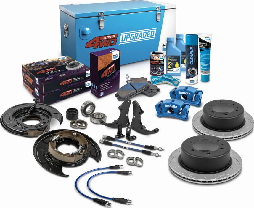 Bendix-AU U4WD-D2D306R+2 - Kit freno per elevate prestazioni autozon.pro