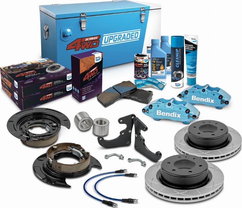 Bendix-AU U4WD-D2D300R4P+2 - Kit freno per elevate prestazioni autozon.pro