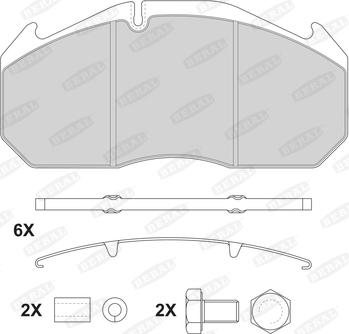 ZF 501211881 - Kit pastiglie freno, Freno a disco autozon.pro