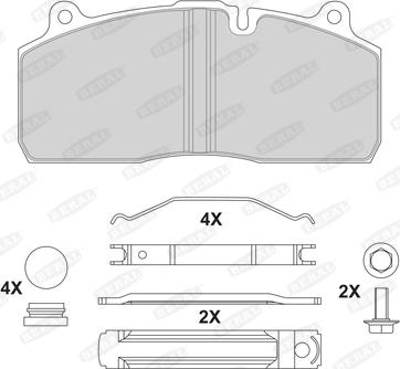 Beral 2919530004145814 - Kit pastiglie freno, Freno a disco autozon.pro