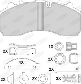 Beral 2919630004045504 - Kit pastiglie freno, Freno a disco autozon.pro