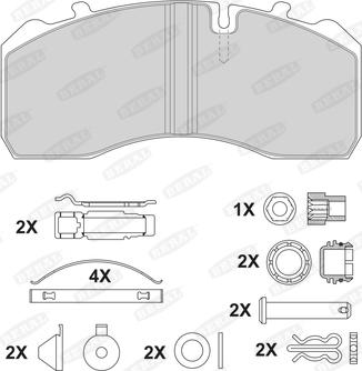 Beral 2919730004145504 - Kit pastiglie freno, Freno a disco autozon.pro