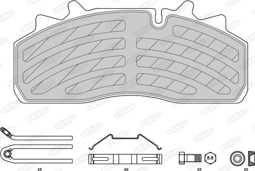 Beral 2915930004145684 - Kit pastiglie freno, Freno a disco autozon.pro