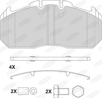 Beral 2915630004145684 - Kit pastiglie freno, Freno a disco autozon.pro