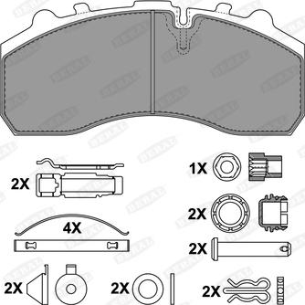 Beral 2910830004145674 - Kit pastiglie freno, Freno a disco autozon.pro