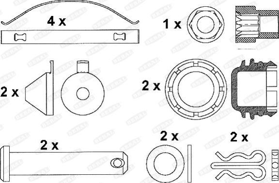 Beral 2911527004145503 - Kit pastiglie freno, Freno a disco autozon.pro