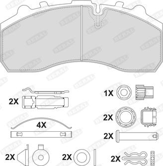 Beral 2917930004145674 - Kit pastiglie freno, Freno a disco autozon.pro