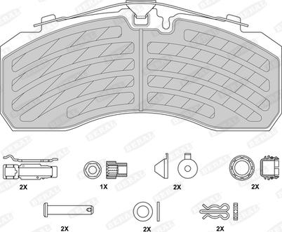 Beral 2925330004145694 - Kit pastiglie freno, Freno a disco autozon.pro