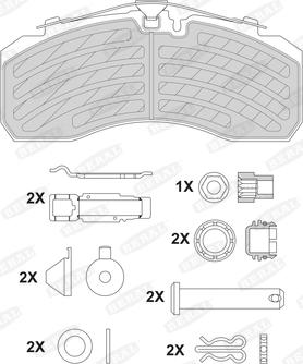 Beral 2925230004105394 - Kit pastiglie freno, Freno a disco autozon.pro