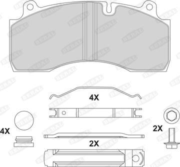 Beral 2920730004145814 - Kit pastiglie freno, Freno a disco autozon.pro