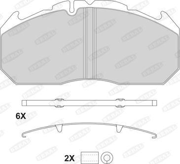 Beral 2921028004145674 - Kit pastiglie freno, Freno a disco autozon.pro