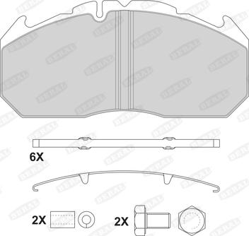 Beral 2921028004145724 - Kit pastiglie freno, Freno a disco autozon.pro