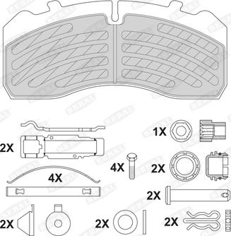 Beral 2921330004105394 - Kit pastiglie freno, Freno a disco autozon.pro