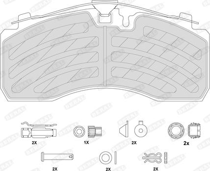 Beral 2928730004145694 - Kit pastiglie freno, Freno a disco autozon.pro