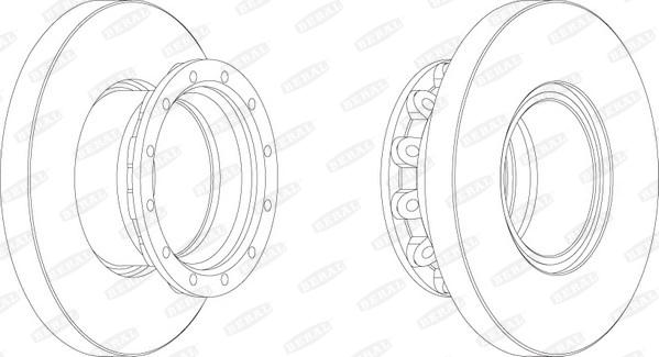 Beral BCR245A - Discofreno autozon.pro