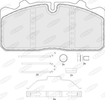 Beral BCV29088TK - Kit pastiglie freno, Freno a disco autozon.pro