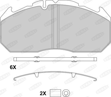 Beral BCV29030BK - Kit pastiglie freno, Freno a disco autozon.pro