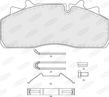 Pagid C4048 - Kit pastiglie freno, Freno a disco autozon.pro