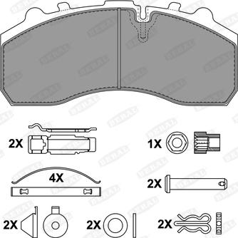 Beral BCV29108BK - Kit pastiglie freno, Freno a disco autozon.pro