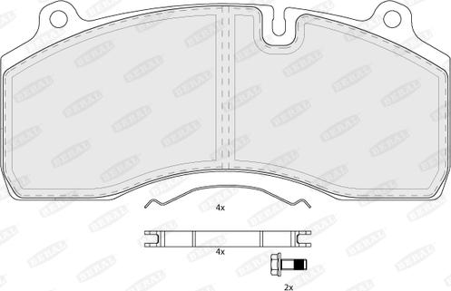 Beral BCV29181TK - Kit pastiglie freno, Freno a disco autozon.pro