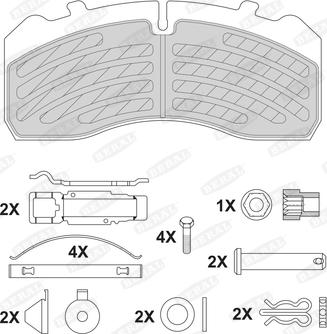 Beral BCV29213TK - Kit pastiglie freno, Freno a disco autozon.pro