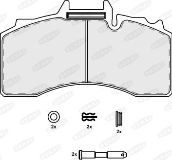 Beral BCV29228TK - Kit pastiglie freno, Freno a disco autozon.pro