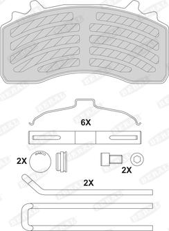 Beral BCV29223TK - Kit pastiglie freno, Freno a disco autozon.pro